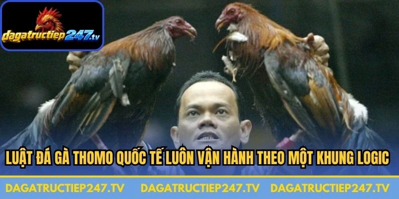 Luật đá gà Thomo quốc tế luôn vận hành theo một khung logic nghiêm ngặt
